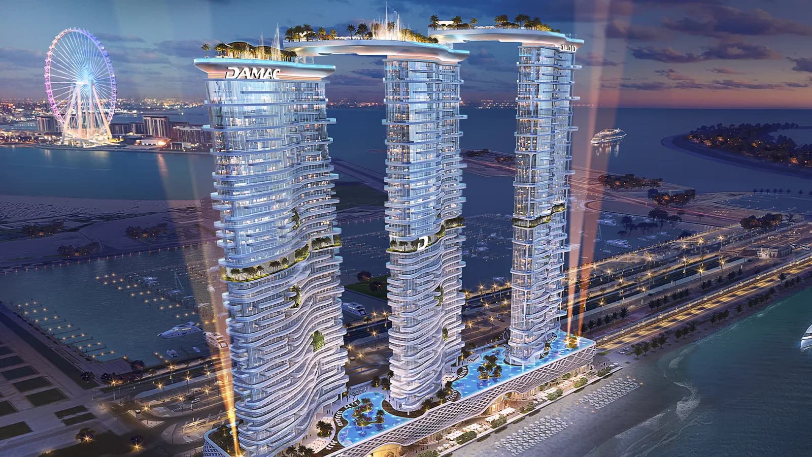 DAMAC Bay by Cavalli, artist's impression
