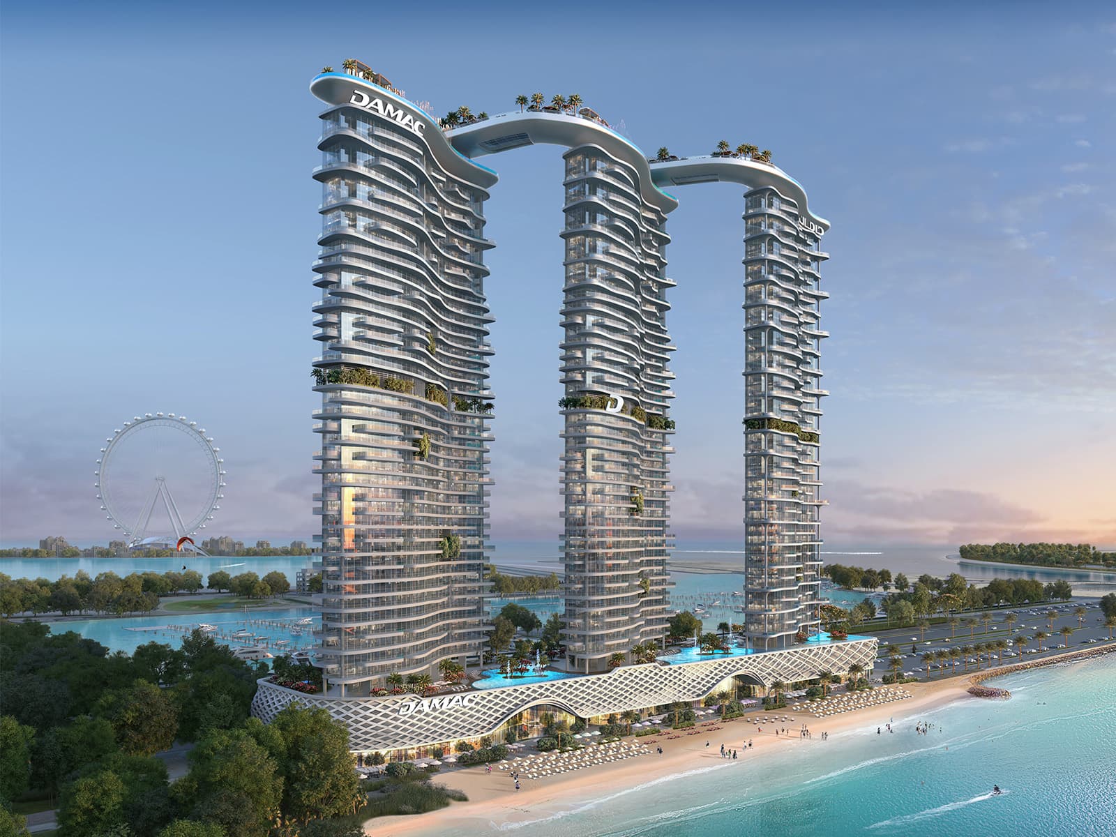 DAMAC Bay by Cavalli, artist's impression 1